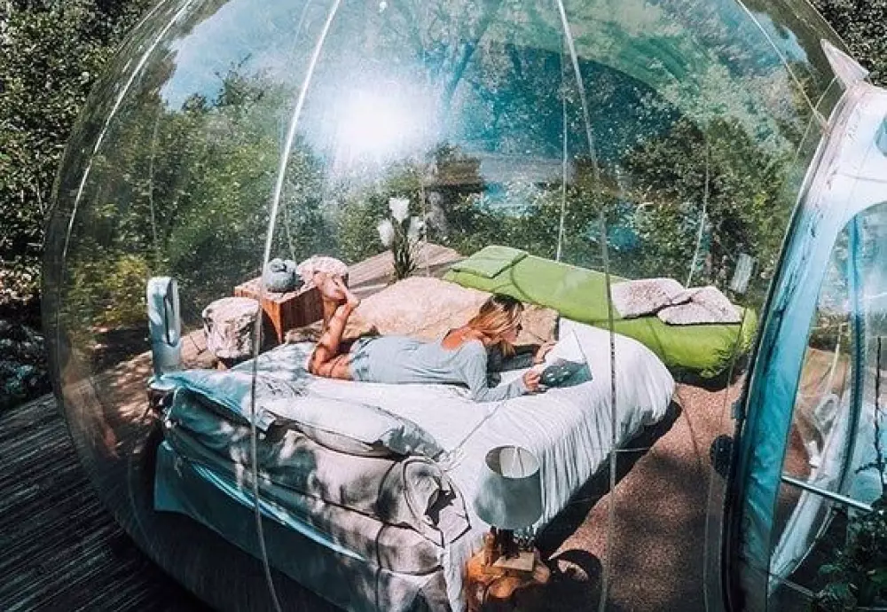 the bubble tent